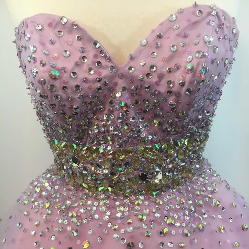Mori Lee By Madeline Gardner Short Dress - Picture 4 of 8